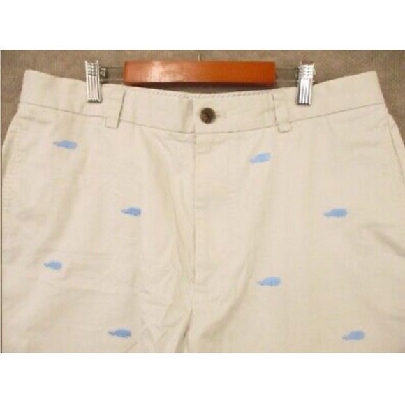 Brooks Brothers | Khaki Shorts w Embroidered Whales - Picture 6 of 14